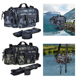Maxbell Fishing Waist Pack Fanny Hip Bag Tackle Lure Storage Multifunctional Green