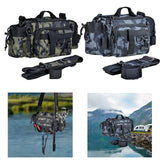 Maxbell Fishing Waist Pack Fanny Hip Bag Tackle Lure Storage Multifunctional Green