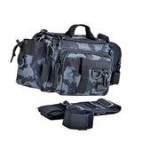 Maxbell Fishing Waist Pack Fanny Hip Bag Tackle Lure Storage Multifunctional Blue