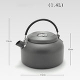 Maxbell Camping Kettle for Boiling Water Teapot Tableware Multi Use for Hiking 1.4L
