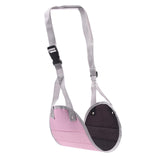 Maxbell Travel Foot Hammock Foot Rest Airplane Footrest for Flight Home Pink