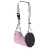 Maxbell Travel Foot Hammock Foot Rest Airplane Footrest for Flight Home Pink
