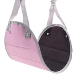 Maxbell Travel Foot Hammock Foot Rest Airplane Footrest for Flight Home Pink