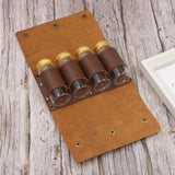 Maxbell Camping Spice Jars Set Condiments Container with Roll Up Bag for Kitchen