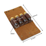 Maxbell Camping Spice Jars Set Condiments Container with Roll Up Bag for Kitchen