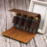 Maxbell Camping Spice Jars Set Condiments Container with Roll Up Bag for Kitchen