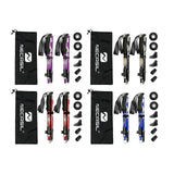 Maxbell 2 Pieces Hiking Poles Alpenstock Lightweight Folding for Kids walking Black