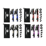 Maxbell 2 Pieces Hiking Poles Alpenstock Lightweight Folding for Kids walking Black
