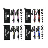 Maxbell 2 Pieces Hiking Poles Alpenstock Lightweight Folding for Kids walking Black