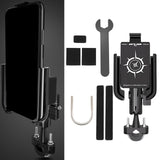 Maxbell Motorcycle Phone Mount Universal Bike Phone Mount Rotating Bike Phone Holder