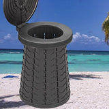 Maxbell Portable Foldable Toilet Car Travel Toilet for Indoor Outdoor Adults