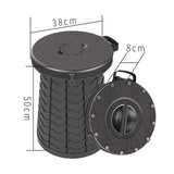 Maxbell Portable Foldable Toilet Car Travel Toilet for Indoor Outdoor Adults