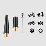 Maxbell Tire Pump Aluminum Alloy Handheld Bicycle Pump for Swimming Ring