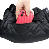 Maxbell Heated Hand Muff USB Electric Heating Hand Warmer Pouch for Hiking Ski Black