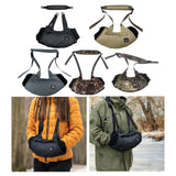 Maxbell Heated Hand Muff USB Electric Heating Hand Warmer Pouch for Hiking Ski Black