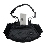 Maxbell Heated Hand Muff USB Electric Heating Hand Warmer Pouch for Hiking Ski Black