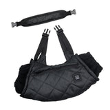 Maxbell Heated Hand Muff USB Electric Heating Hand Warmer Pouch for Hiking Ski Black