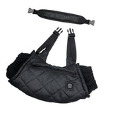 Maxbell Heated Hand Muff USB Electric Heating Hand Warmer Pouch for Hiking Ski Black