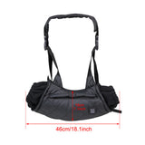 Maxbell Heated Hand Muff USB Electric Heating Hand Warmer Pouch for Hiking Ski Black