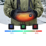 Maxbell Heated Hand Muff USB Electric Heating Hand Warmer Pouch for Hiking Ski Black