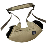 Maxbell Heated Hand Muff USB Electric Heating Hand Warmer Pouch for Hiking Ski Khaki