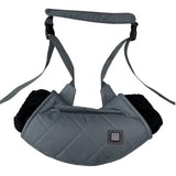 Maxbell Heated Hand Muff USB Electric Heating Hand Warmer Pouch for Hiking Ski Gray