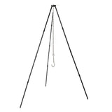Maxbell Detachable Camping Tripod Hanger Holder Portable for Fishing Hanging Pot BBQ Black