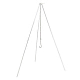 Maxbell Detachable Camping Tripod Hanger Holder Portable for Fishing Hanging Pot BBQ Silver