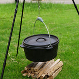 Maxbell Detachable Camping Tripod Hanger Holder Portable for Fishing Hanging Pot BBQ Silver