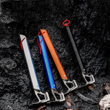Maxbell Multifunctional Tent Peg Hammer Camping Tool Lightweight Aluminum Alloy Black
