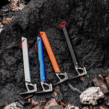 Maxbell Multifunctional Tent Peg Hammer Camping Tool Lightweight Aluminum Alloy Black