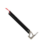 Maxbell Multifunctional Tent Peg Hammer Camping Tool Lightweight Aluminum Alloy Black