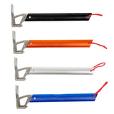 Maxbell Multifunctional Tent Peg Hammer Camping Tool Lightweight Aluminum Alloy Black