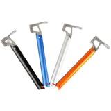 Maxbell Multifunctional Tent Peg Hammer Camping Tool Lightweight Aluminum Alloy Black