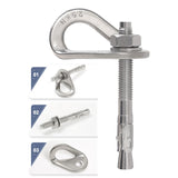 Maxbell Heavy Duty Climbing Anchor Hanger and Bolt for Outdoor Camping Accessories