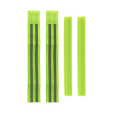 Maxbell Reflective Bands Wristband Reflector Tape Strips for Night Jogging Sports 35cm Green