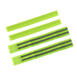 Maxbell Reflective Bands Wristband Reflector Tape Strips for Night Jogging Sports 35cm Green
