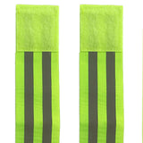 Maxbell Reflective Bands Wristband Reflector Tape Strips for Night Jogging Sports 35cm Green