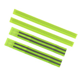 Maxbell Reflective Bands Wristband Reflector Tape Strips for Night Jogging Sports 40cm Green
