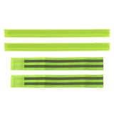 Maxbell Reflective Bands Wristband Reflector Tape Strips for Night Jogging Sports 40cm Green