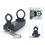 Maxbell Safety Outdoor Multifunctional Whistle LED Lamps for Emergency Backpacking Black