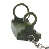Maxbell Safety Outdoor Multifunctional Whistle LED Lamps for Emergency Backpacking Green