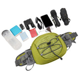 Maxbell Fanny Pack Hip Bag Adjustable Strap Waist Bag Pack for Hiking Sports Cycling Green