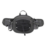 Maxbell Fanny Pack Hip Bag Adjustable Strap Waist Bag Pack for Hiking Sports Cycling Black Gray