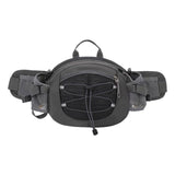 Maxbell Fanny Pack Hip Bag Adjustable Strap Waist Bag Pack for Hiking Sports Cycling Black Gray