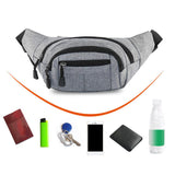 Maxbell Fanny Pack Hip Bag Chest Bag Running Waist Pack for Hiking Outdoor Workout Purple