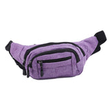 Maxbell Fanny Pack Hip Bag Chest Bag Running Waist Pack for Hiking Outdoor Workout Purple