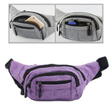 Maxbell Fanny Pack Hip Bag Chest Bag Running Waist Pack for Hiking Outdoor Workout Purple