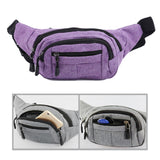 Maxbell Fanny Pack Hip Bag Chest Bag Running Waist Pack for Hiking Outdoor Workout Purple