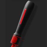 Maxbell Folding Long Handle Umbrella Windproof Double Layer for Camp Fishing Women red
